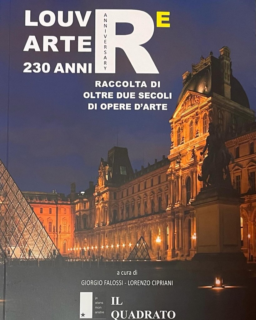 Copertina del catalogo Louvre Arte con Daniela Bussolino per danielabussolino.com